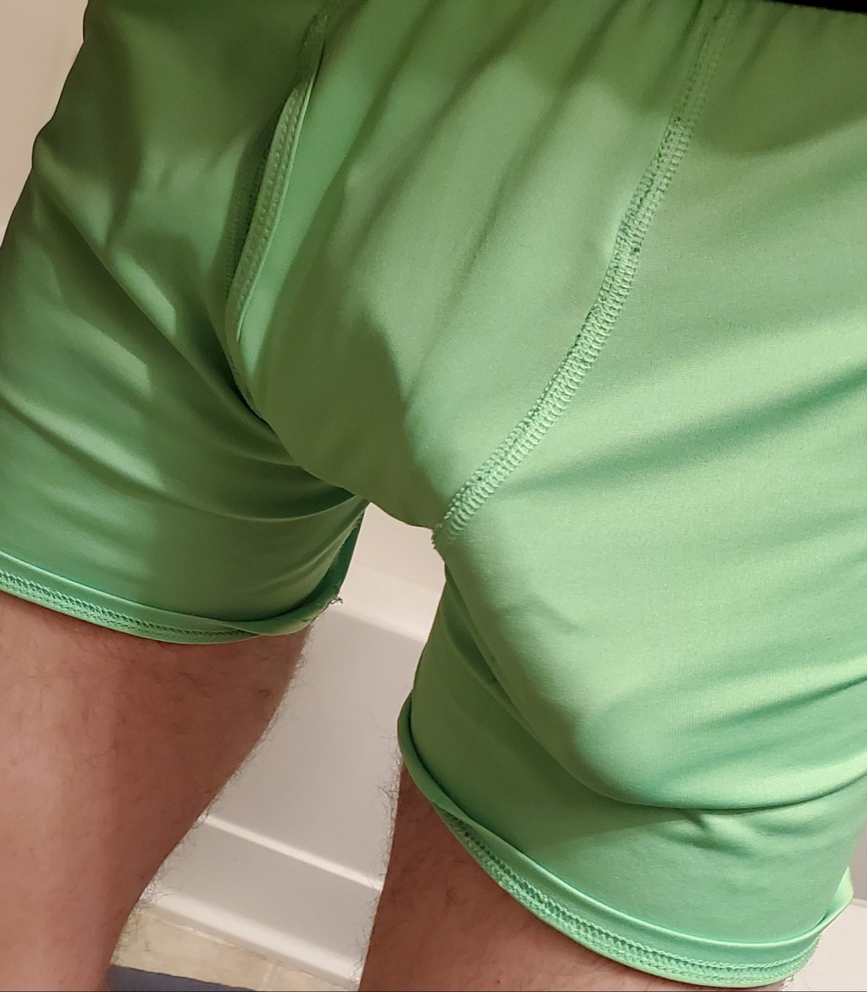 It's hard buying underwear with a cock this size