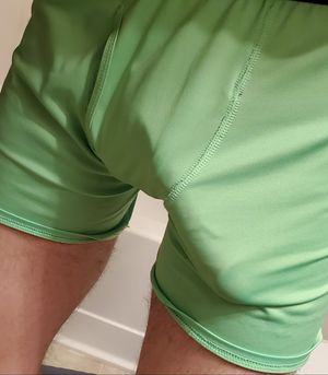 It's hard buying underwear with a cock this size