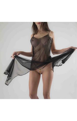 Winged Isis - Gold Vaginal Jewelry with Egyptian Goddess Charm