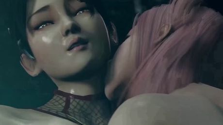 (Dead or Alive) Demonic Mirror [lesbian_scene]