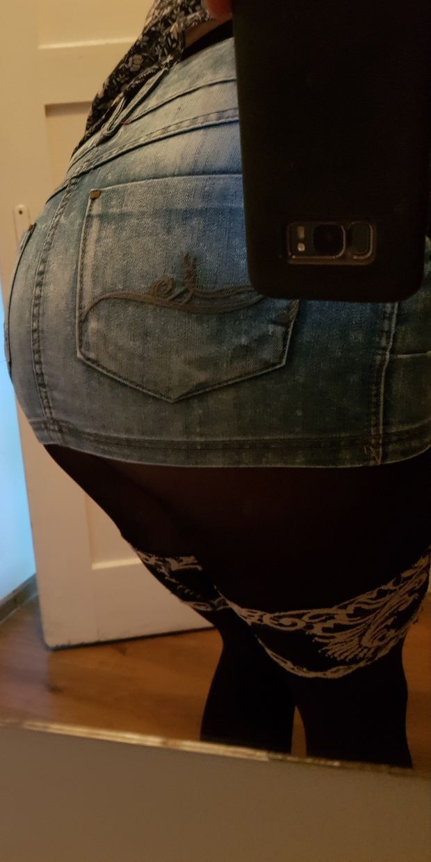I love feeling a man's hand sliding under my short skirt.