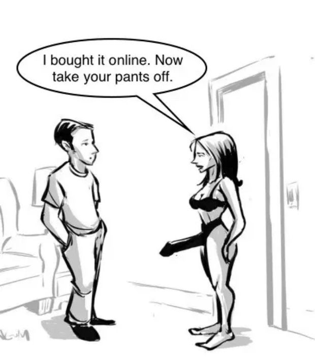 Take your pants off cartoon