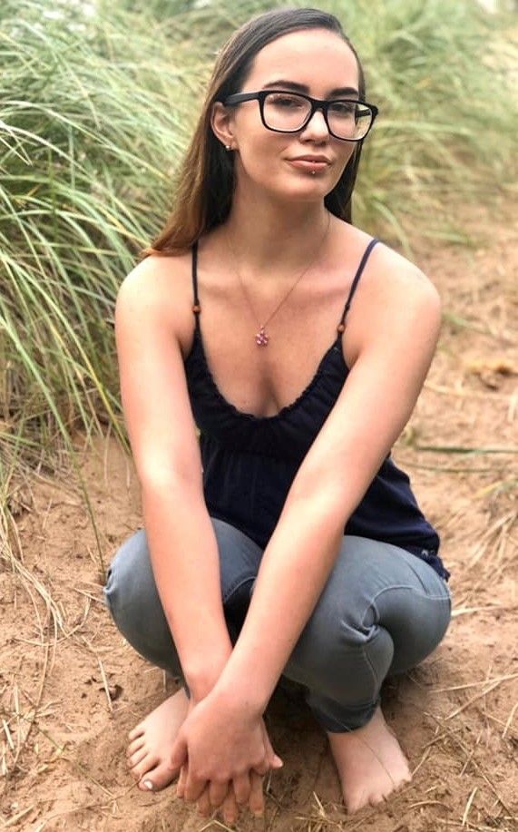 cute teen outside