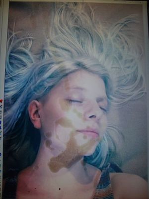 blonde teen cumtribute