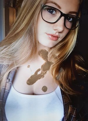 cum tribute for cute busty teen