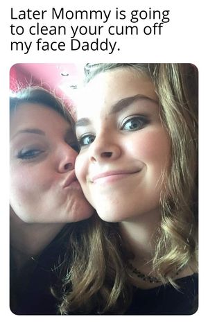 Bella daddy cum face