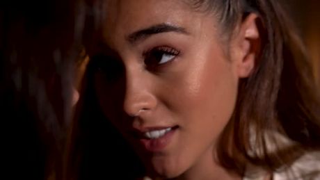 Ginebra Bellucci and Clea Gaultier threesome