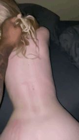 petite blond takes black