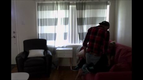 Cheating couple having sex in motel room.