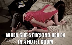 My friend saw my wife sucking this guy’s dick in a parked car downtown.