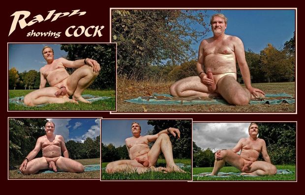 Ralph loving to model naked and display his cock
