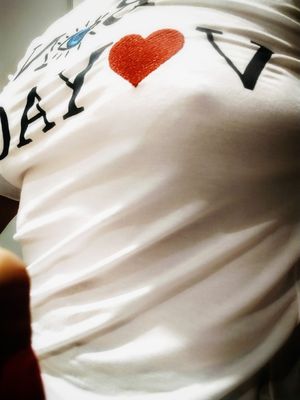 Trying a new shirt in this changing room but not sure.. Does this make my boobs look good?