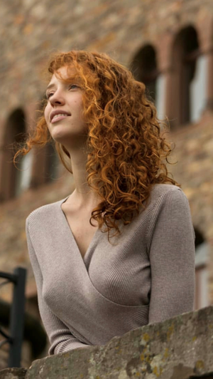 To have that hair hanging down in your face as she rides you