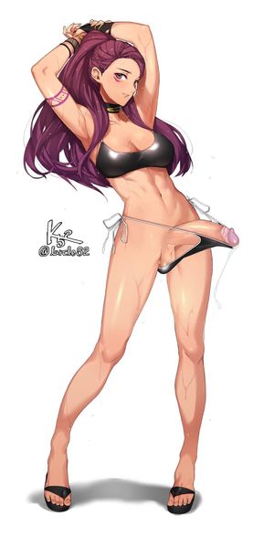 To big for her panty