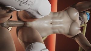 Futa Street Fighter - R Mika gets creampied by Chun Li - 3D Porn