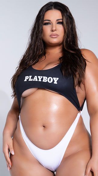 Playboy Plus Size 80'S One Piece