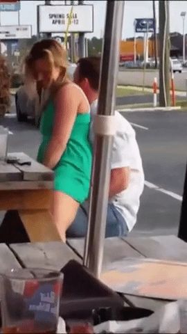 Pleasure at restaurant