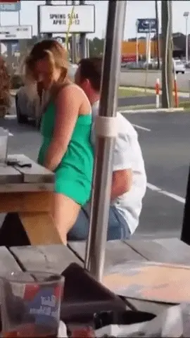 Pleasure at restaurant