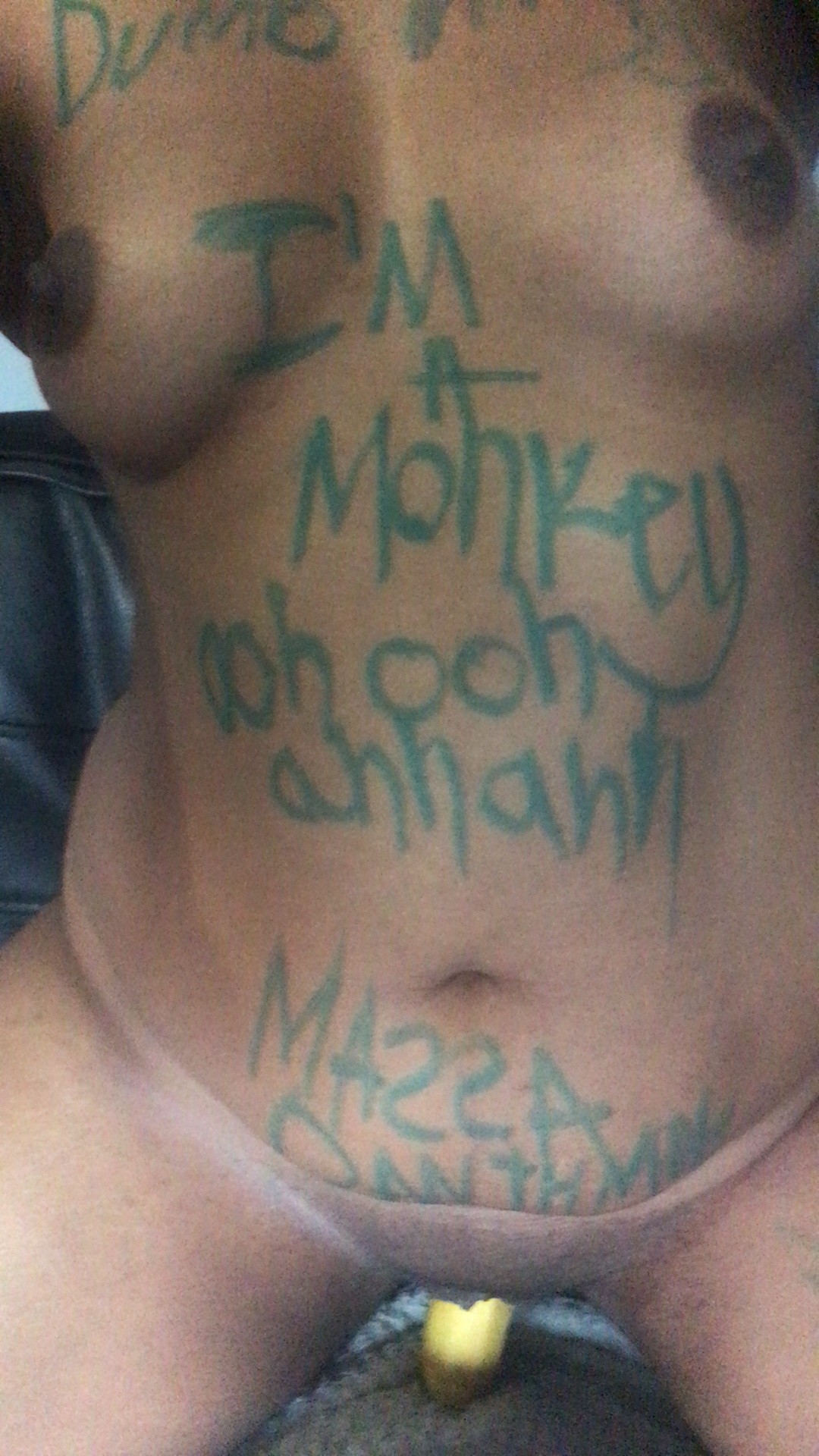 Humiliated slave