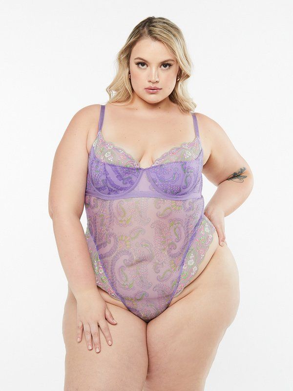 Bohemian Paisley Embroidered Teddy