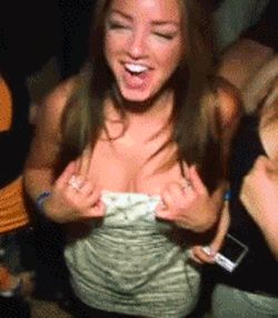 “Wanna give me a try? I got three holes and a terrific pair of tits.”