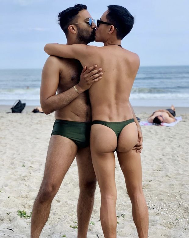 Couple kissing