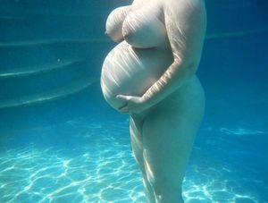 Pregnant in the pool