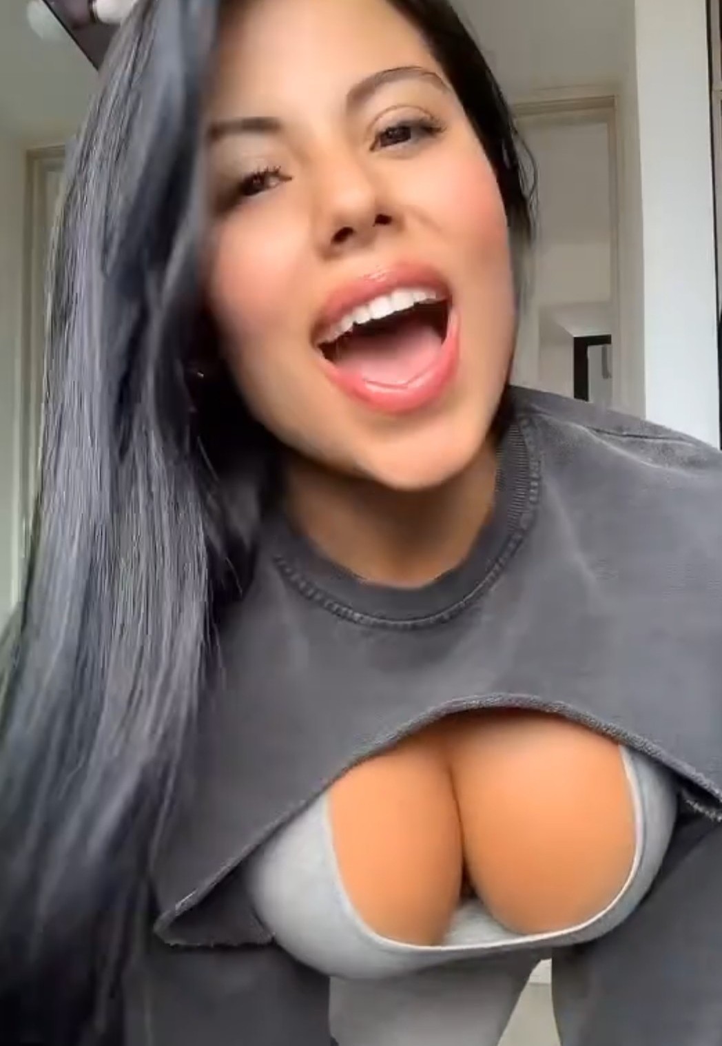 I can see down your shirt