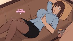 Femdom mistress teases locked submissive