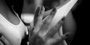 Touching each other’s breasts