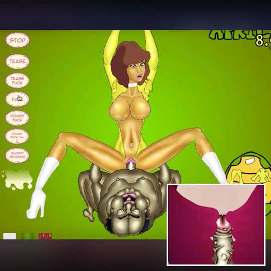 In this really weird TMNT parody, April O'neil is scoping around on her own looking into a rumor about a mutant creature taking women!