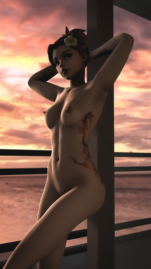 Dva Nude Sunset(EvilEric19)