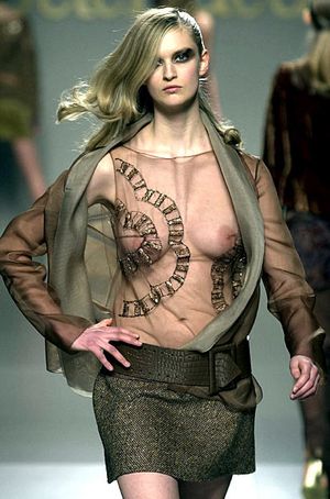 Runway rack on display. Breezy.