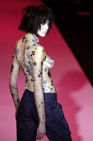 Runway rack on display. Breezy.