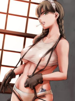 Hentai Spy Brune with Big Tits