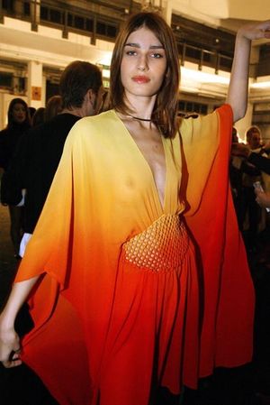 Runway rack on display. Breezy.