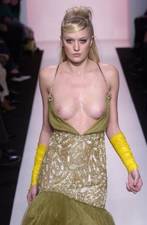 Runway rack on display. Breezy.