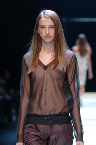 Runway rack on display. Breezy.