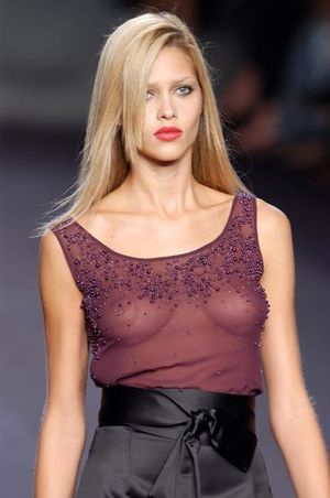 Runway rack on display. Breezy.