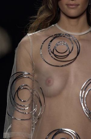 Runway rack on display. Breezy.