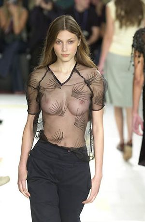 Runway rack on display. Breezy.