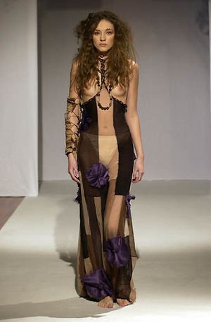 Runway rack on display. Breezy.