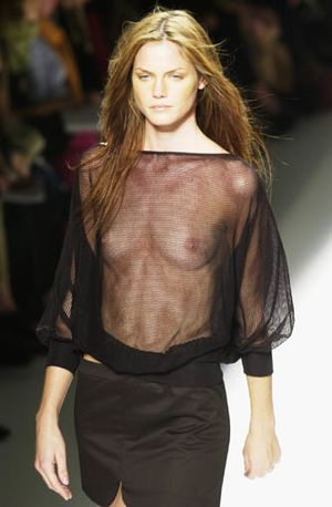 Runway rack on display. Breezy.