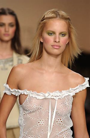 Runway rack on display. Breezy.