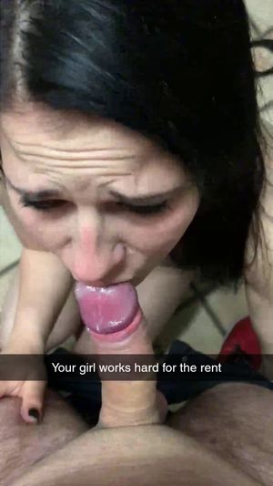 she is working hard to pay the rent