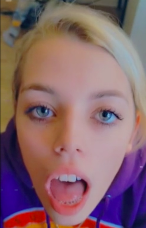 Blonde babe cim pov