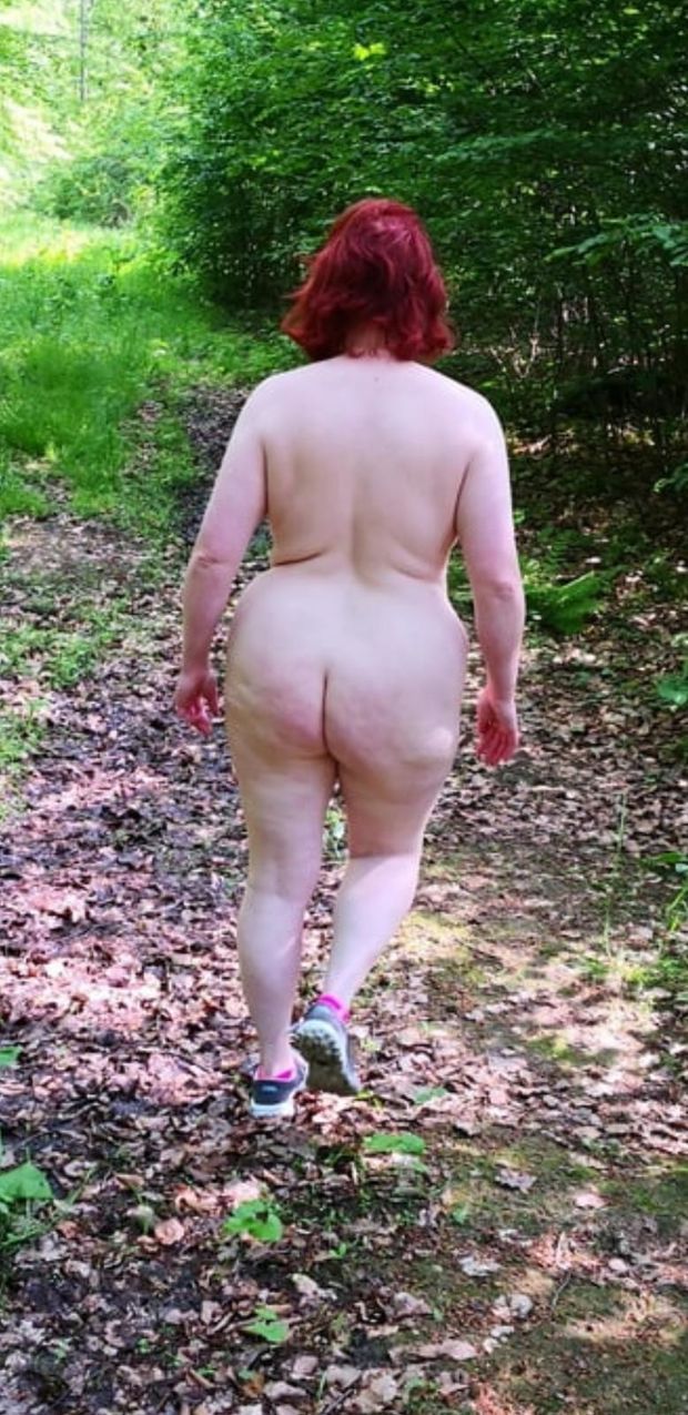 Nude hiking