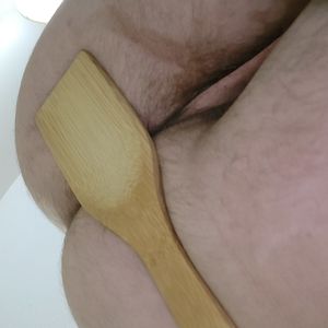 I love a good spanking. Featuring my bamboo spanking tool.