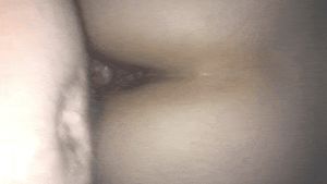 Sliding back in and rubbing all my cum into her back after was great