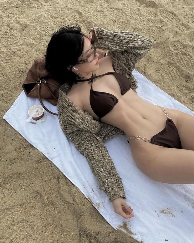 Chilling on the beach